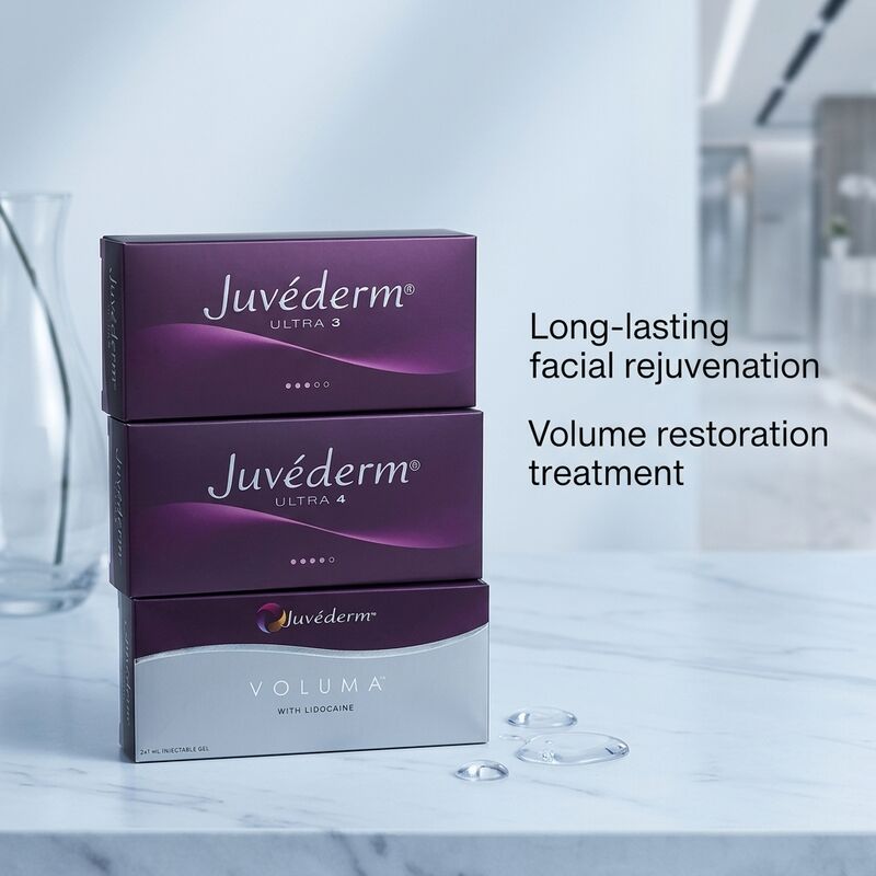 Volume 2 times 1ml Juvederm Voluma Filler Anti aging Facial Filler for Midface Volume Boost and Improved Facial Contours