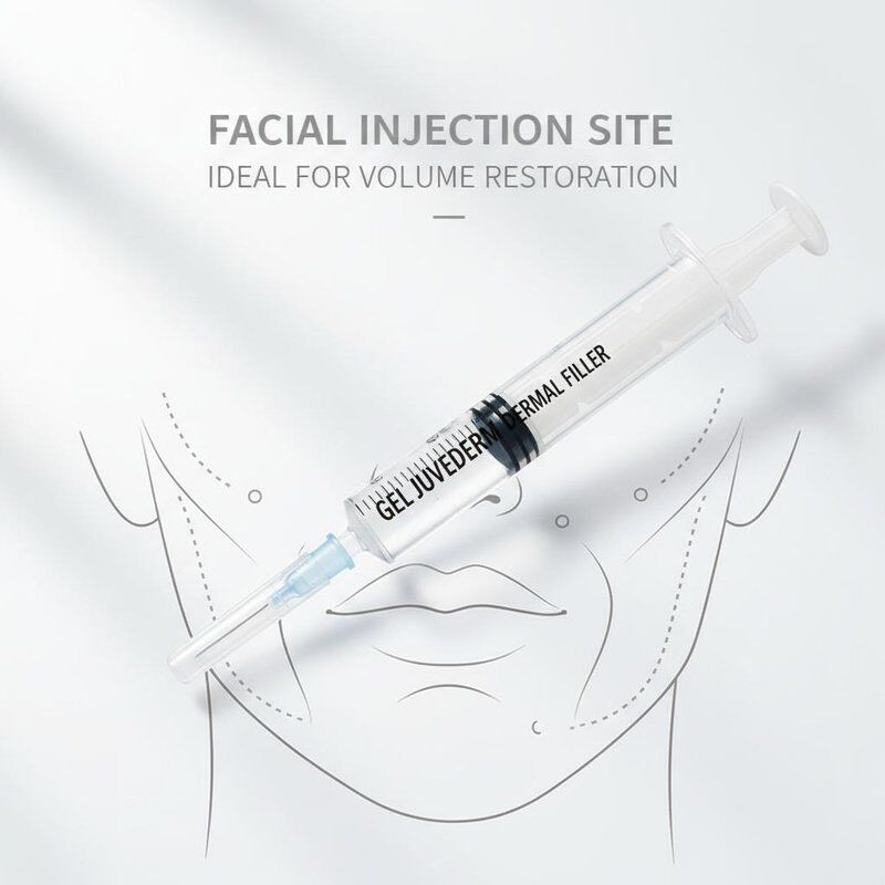 Gel Juvederm Dermal Filler 1ml Syringe Facial Injection Site Ideal For Facial Rejuvenation And Volume Restoration Procedures