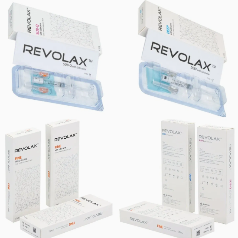 Fine Deep Sub-Q Revolax Dermal Filler Injectiondepth Mid To Deep Dermis for Facial Volume Restoration and Wrinkle Reduction
