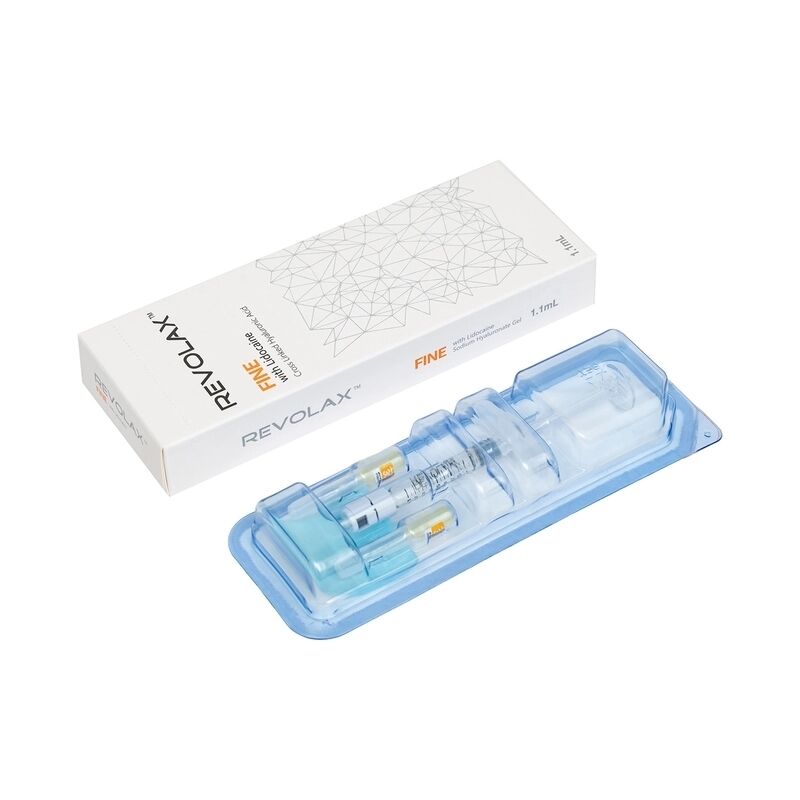 Dermal Filler Revolax Dermal Filler High Biocompatibility Fine Deep SubQ Injectable Solution Enhancing Facial Contours and Skin Texture